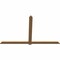 Ekena Millwork Eugene Smooth Timber Gable Bracket, Western Red Cedar, 108"W x 68"H x 1 1/2"D x 5 1/2"F, 15/12 Pitch GBW108X68X0206EUG00SWR - alternate 2